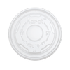 Karat® Lid Flat 3 IN PP White Round For 4 OZ Container 1000/Case
