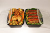 Take-Out Container Base 10.25X6.8X2.17 IN Plastic Black Rectangle 200/Case
