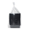 Take-Out Container Base 8.3X5.8X2.18 IN Plastic Black Rectangle 300/Case