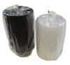 Take-Out Container Base & Lid Combo With Dome Lid 18 OZ Plastic Black Clear Round 150/Case