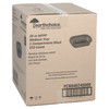 Take-Out Container Base 8.125X6.5X1.5 IN MFPP Black Rectangle Microwave Safe Soak-Proof 250/Case