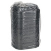 MealMaster® Take-Out Container Base Large (LG) 9.375X8X1.5 IN MFPP Black Rectangle 250/Case