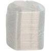 Lid Dome 9.4X8X1.25 IN 3 Compartment OPS Clear Oval For Container 250/Case