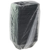 Deli Container Base With Dome Lid 12 OZ MFPP Black Oval 252/Case