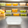 SelloPlus Deli Container Hinged With Dome Lid Medium (MED) 24 OZ Clear 200/Case