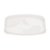 Lid Dome 5.5X4.2 IN Plastic Clear Rectangle For Container Recessed 1/Case