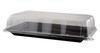 Lid Dome 18X12 IN PET Clear Rectangle For Container 40/Case