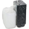 Take-Out Container Base & Lid Combo With Dome Lid 24 OZ PP Black Clear Rectangle 150/Case