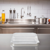 Crystal Seal® Take-Out Container Hinged With Dome Lid Large (LG) 10.64X7.63X2.81 IN PET Clear Rectangle 200/Case