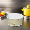 Food Container Base 3 OZ Double Wall Poly-Coated Paper Multicolor Champagne Round 1000/Case