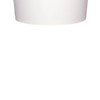 Karat® Food Container Base 32 OZ Double Wall Poly-Coated Paper White Round Tall 500/Case