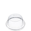Solo® Lid Dome 3.509X1.5 IN 1 Compartment PET Clear For 5 OZ Container Unhinged No Hole 100 Count/Pack 10 Packs/Case