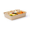 The BOTTLEBOX ® Insert Base 7.9X5.88X1.26 IN 3 Compartment PP Clear Rectangle 400/Case