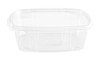 Deli Container Hinged 48 OZ PET Clear 200/Case