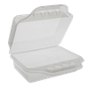 Lunch Take-Out Container Hinged PET Clear 150/Case