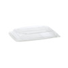 The BOTTLEBOX ® Lid 10.3X7.3X1.2 IN RPET Clear For 28 OZ Container Vented 400/Case