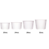 Food Container Base 5 OZ Paper White 1000/Case