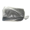MicroRaves® Take-Out Tray 8.79X6.35X1.56 IN 2 Compartment PP Black Rectangle Microwave Safe 252/Case