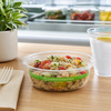 Deli Container Base 8 OZ Plastic Clear Round 1000/Case