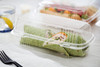 Hoagie & Sub Take-Out Container Hinged 9.3X4.5X3 IN OPS Clear Rectangle 250/Case