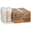 Hoagie & Sub Take-Out Container Hinged 9.3X4.5X3 IN OPS Clear Rectangle 250/Case