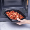 Take-Out Container 24 OZ PP Black Microwave Safe 300/Case