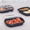 Take-Out Container 24 OZ PP Black Microwave Safe 300/Case