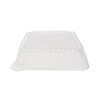 Lid Dome 8X10 IN PET Clear Rectangle For Container 50/Case