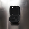 Take-Out Container Hinged With Dome Lid 8.4X8.4X2.8 IN Polystyrene Foam Black Square 200/Case