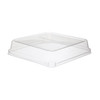 WorldView Lid Dome 8X8X2 IN PLA Clear Square For Container 200/Case