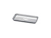 Danish Dessert Container Base 6X4 IN Aluminum Silver Rectangle Shallow 500/Case