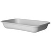 WorldView Take-Out Container Base 8X6X1 IN Sugarcane White Rectangle 400/Case