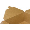 Karat® #4 Take-Out Box Fold-Top Kraft 160/Case