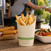 NoTree® French Fry Cup & Scoop 5.5 OZ Bamboo Paper 1000/Case