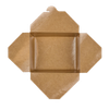 Karat® #8 Take-Out Box Fold-Top Kraft Folded 300/Case