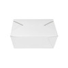 Karat® #8 Take-Out Box Fold-Top White Folded 300/Case
