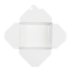 Karat® #8 Take-Out Box Fold-Top White Folded 300/Case