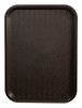 Cafeteria & School Lunch Tray Base 14X18 IN Plastic Brown Rectangle 1/Each