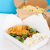 Karat® #2 Take-Out Box Fold-Top White 200/Case