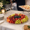 Catering Tray 16 IN Plastic Clear Round 25/Case