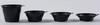 SideKicks® Take-Out Container Base 4.7X1.3X2.7 IN PP Black Round Microwave Safe 750/Case