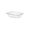 Deli Container Base & Lid Combo With Flat Lid 8 OZ PLA Clear Rectangle 300/Case