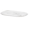 Lid Flat PLA Clear Rectangle For 24-32 OZ Deli Container 400/Case