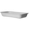 WorldView Take-Out Container Base 10X7 IN Sugarcane White Rectangle 200/Case