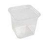 The BOTTLEBOX ® Deli Container Base 24 OZ RPET Clear Square 600/Case