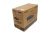 Take-Out Container Base & Lid Combo 24 OZ Plastic Black Rectangle Deep 150/Case