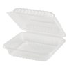 Take-Out Container Hinged 8X8 IN PP Clear 250/Case
