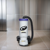 Super Coach Commercial Backpack Vacuum 10 QT With HEPA Filter With Xover Multi-Surface Two-Piece Wand Tool Kit 1/Each