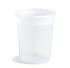 Classic Line Deli Container Base 32 OZ HDPE Clear Round Freezer Safe 500/Case