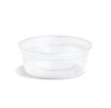 Classic Line Deli Container Base 8 OZ PP Clear Round Heavy Duty Microwave Safe Stackable Leak Resistant 1000/Case